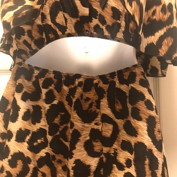 Leopard maxi with spaghetti straps! - Picture 3 of 4
